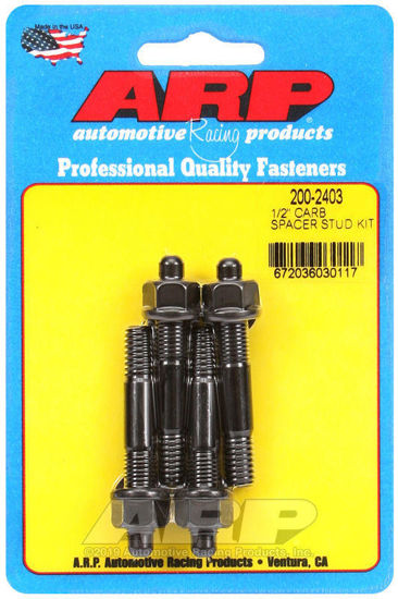 Bilde av 1/2" carburetor spacer stud kit 2.225" OAL