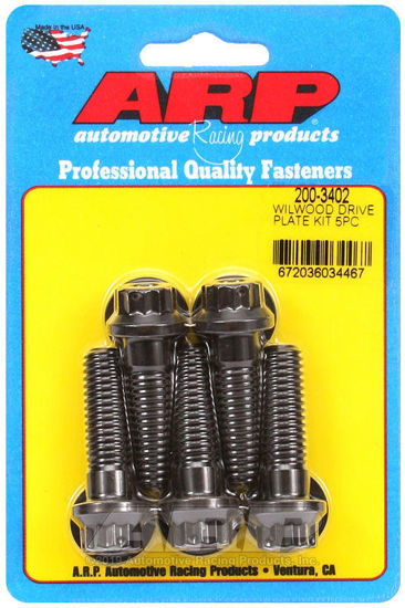 Bilde av Wilwood drive plate bolt, 7/16, drilled 12 pt, 5pcs