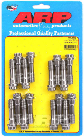 Bilde av Carillo "H" Bolt L19 replacement rod bolt kit