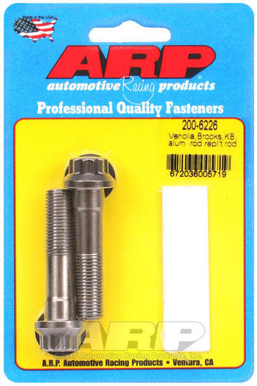 Bilde av Venolia Brooks KB & Aftermaket repl't ARP2000 rod bolt kit