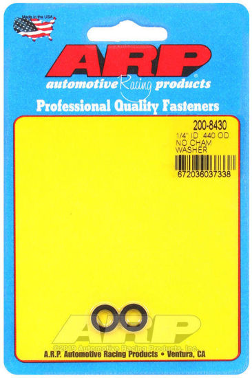 Bilde av 1/4 ID .440 OD no chamfer black washers