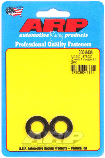 Bilde av M12 ID .876 OD chamfer black washers