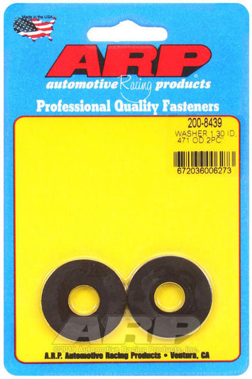 Bilde av .471 ID 1.30 OD no chamfer black washers