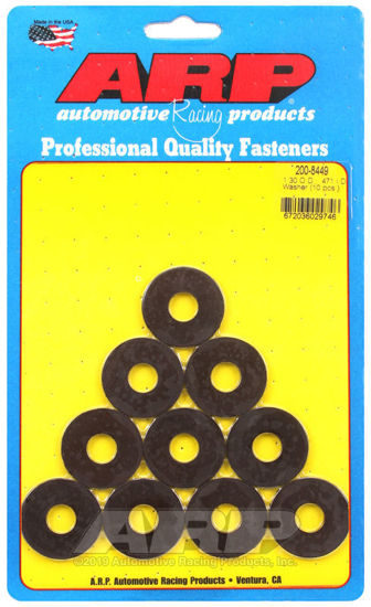 Bilde av .471 ID 1.30 OD no chamfer black washers
