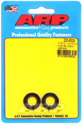 Bilde av 7/16 ID 13/16 OD chamfer black washers