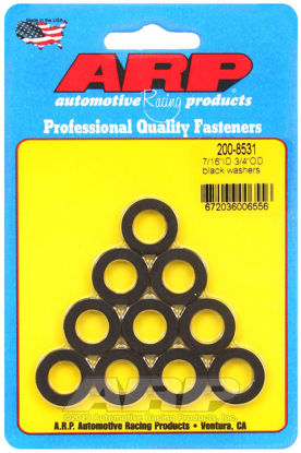 Bilde av 7/16 ID 3/4 OD black washers