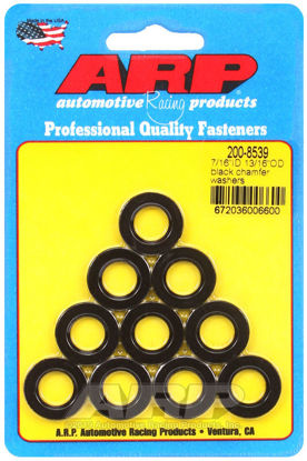 Bilde av 7/16 ID 13/16 OD black chamfer washers