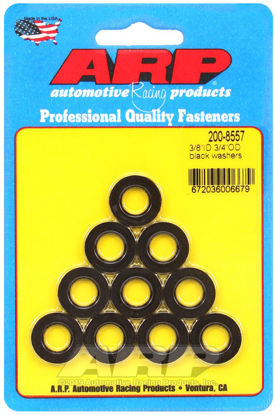 Bilde av 3/8 ID 3/4 OD black washers