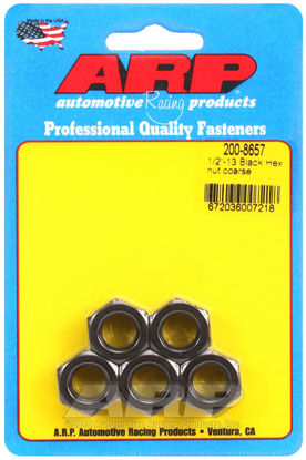 Bilde av 1/2-13 black coarse hex nut kit