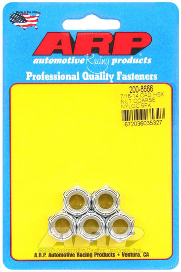 Bilde av 7/16-14 cad coarse nyloc hex nut kit