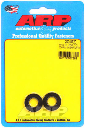 Bilde av M10 ID .850 OD chamfer black washers