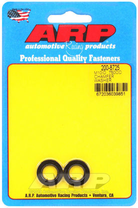 Bilde av M10 ID .750 OD chamfer black washers