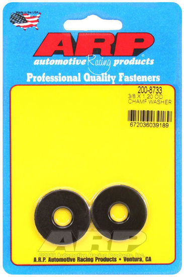 Bilde av 3/8 ID 1.20 OD chamfer black washers