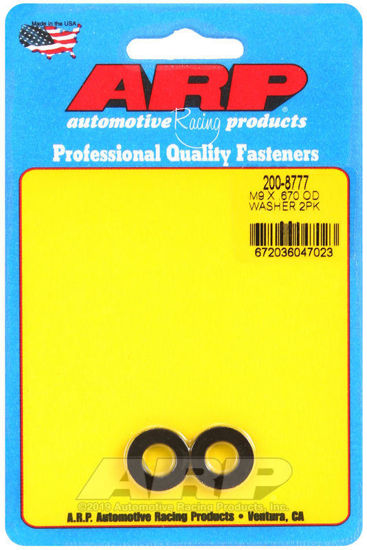 Bilde av M9 ID .670 OD chamfer black washers