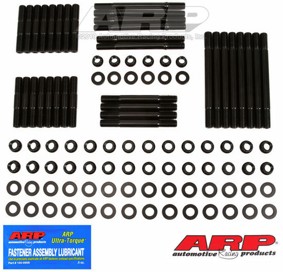 Bilde av SB Chevy, w/Bowtie alum and cast block, head stud kit