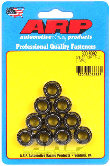 Bilde av 3/8-24, 1/2 socket, .645 flange OD, 12pt nut kit