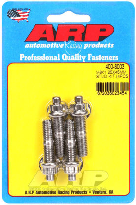 Bilde av M8 X 1.25 X 45mm broached stud kit - 4pcs