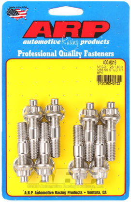 Bilde av M10 X 1.25/1.50 X 55mm broached stud kit 8pcs
