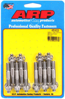Bilde av M8 X 1.25 X 57mm broached stud kit - 10pcs