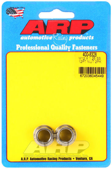 Bilde av M12 X 1.25 (.750 collar) SS 12pt nut kit