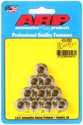 Bilde av M8 X 1.00 (M10 wr) SS 12pt nut kit