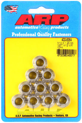 Bilde av M10 X 1.25 (M12 wr) SS 12pt nut kit