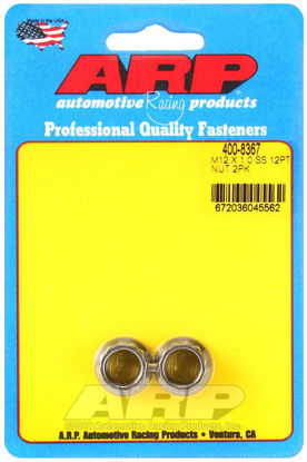 Bilde av M12 X 1.00 (M14 wr) SS 12pt nut kit