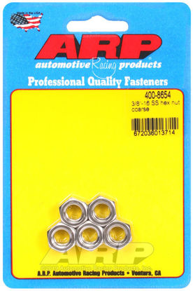Bilde av 3/8-16 SS coarse hex nut kit