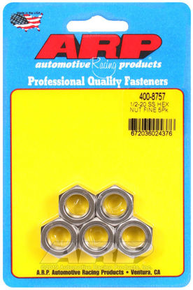 Bilde av 1/2-20 SS fine hex nut kit