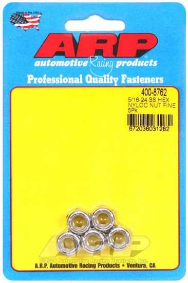 Bilde av 5/16-24 SS fine nyloc hex nut kit