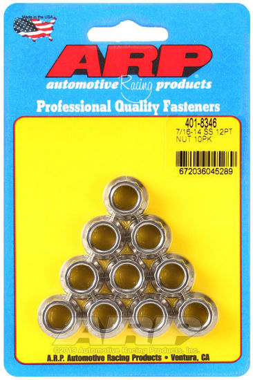 Bilde av 7/16-14 SS 12pt nut kit