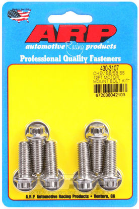 Bilde av Chevy 12pt motor mount bolt kit with energy suspension mounts