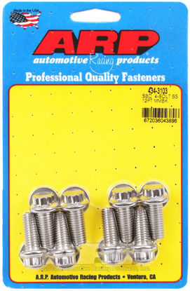 Bilde av SB Chevy 4-bolt SS 12pt motor mount bolt kit