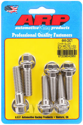 Bilde av Chrysler 273-360 wedge SS hex bellhousing bolt kit