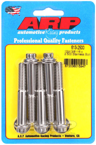 Bilde av 3/8-16 x 2.500 12pt SS bolts