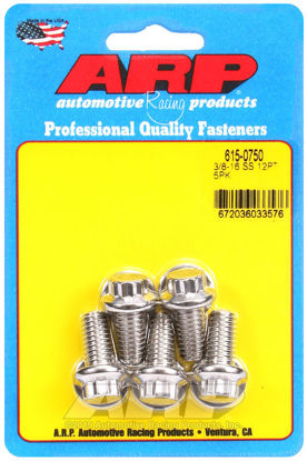 Bilde av 3/8-16 x 0.750 12pt 7/16 wrenching SS bolts