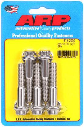 Bilde av 3/8-16 x 2.000 12pt 7/16 wrenching SS bolts