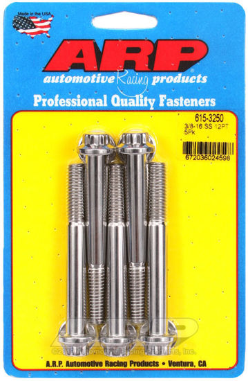 Bilde av 3/8-16 x 3.250 12pt 7/16 wrenching SS bolts