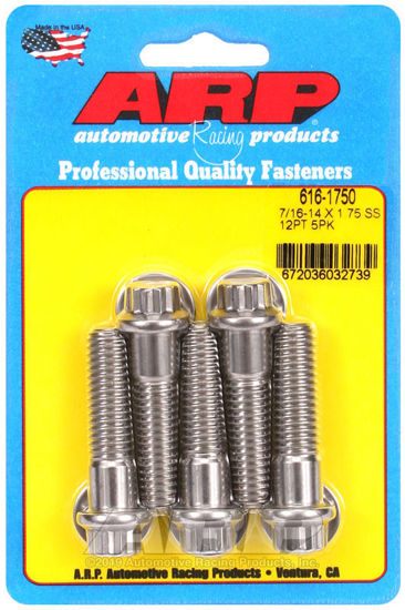 Bilde av 7/16-14 X 1.750 12pt SS bolts