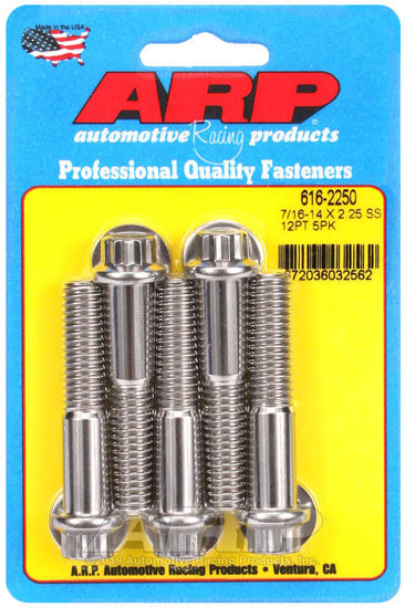 Bilde av 7/16-14 X 2.250 12pt SS bolts