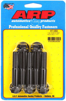 Bilde av 1/2-13 x 2.500 hex black oxide bolts