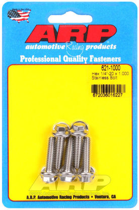 Bilde av 1/4-20 x 1.000 hex SS bolts