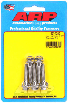 Bilde av 1/4-20 x 1.250 hex SS bolts