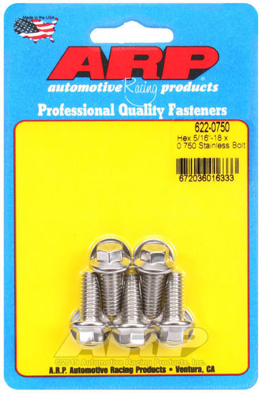 Bilde av 5/16-18 x 0.750 hex SS bolts