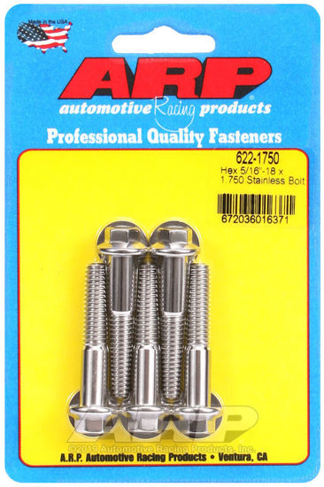 Bilde av 5/16-18 x 1.750 hex SS bolts