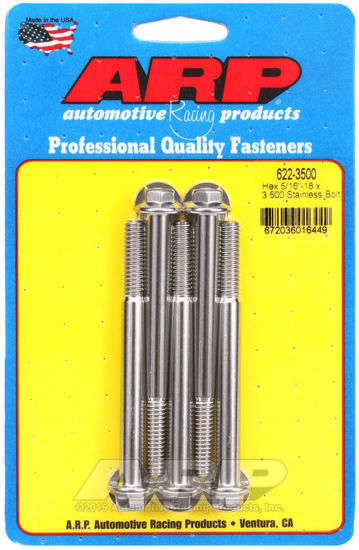 Bilde av 5/16-18 x 3.500 hex SS bolts