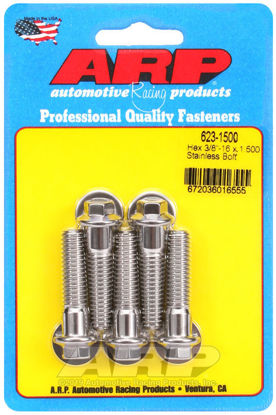 Bilde av 3/8-16 x 1.500 hex SS bolts