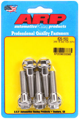 Bilde av 3/8-16 x 1.500 hex 7/16 wrenching SS bolts