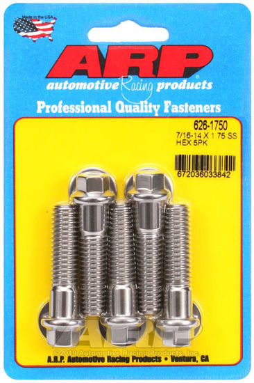 Bilde av 7/16-14 X 1.750 hex SS bolts