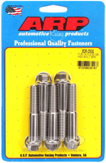 Bilde av 7/16-14 X 2.500 hex SS bolts